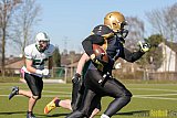 Gelsenkirchen Devils vs. M&ouml;nchengladbach Wolfpack  - 08.03.2015 Scrimmage: Schiefbahn Riders, M&uuml;lheim Shamrocks