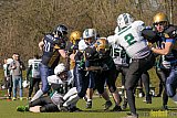 Gelsenkirchen Devils vs. M&ouml;nchengladbach Wolfpack  - 08.03.2015 Scrimmage: Schiefbahn Riders, M&uuml;lheim Shamrocks