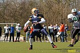 Gelsenkirchen Devils vs. M&ouml;nchengladbach Wolfpack  - 08.03.2015 Scrimmage: Schiefbahn Riders, M&uuml;lheim Shamrocks
