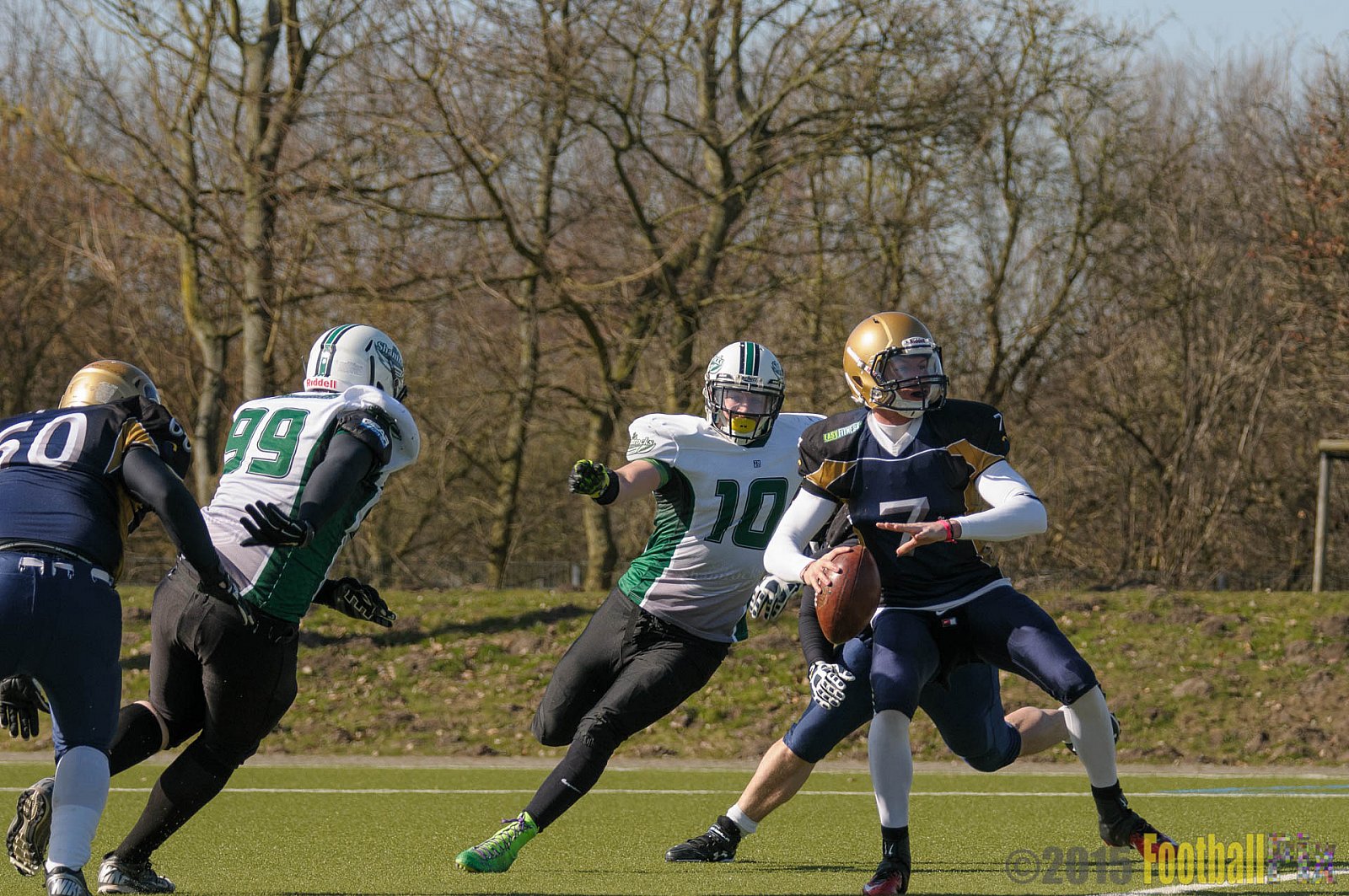 Gelsenkirchen Devils vs. Mönchengladbach Wolfpack  - 08.03.2015 Scrimmage: Schiefbahn Riders, Mülheim Shamrocks