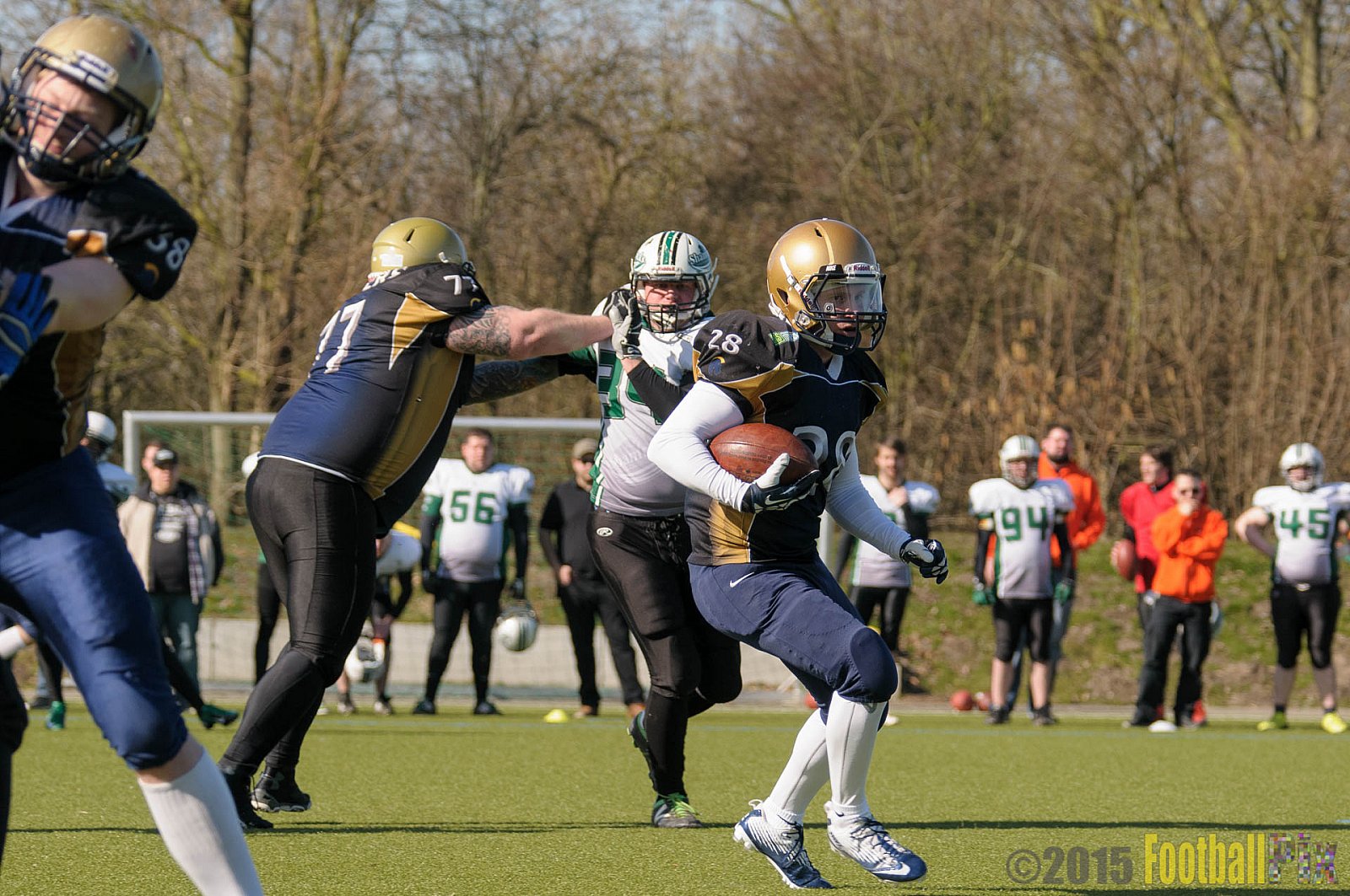 Gelsenkirchen Devils vs. Mönchengladbach Wolfpack  - 08.03.2015 Scrimmage: Schiefbahn Riders, Mülheim Shamrocks