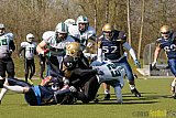 Gelsenkirchen Devils vs. M&ouml;nchengladbach Wolfpack  - 08.03.2015 Scrimmage: Schiefbahn Riders, M&uuml;lheim Shamrocks