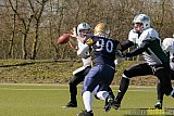 Gelsenkirchen Devils vs. M&ouml;nchengladbach Wolfpack  - 08.03.2015 Scrimmage: Schiefbahn Riders, M&uuml;lheim Shamrocks