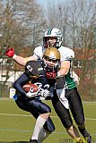 Gelsenkirchen Devils vs. M&ouml;nchengladbach Wolfpack  - 08.03.2015 Scrimmage: Schiefbahn Riders, M&uuml;lheim Shamrocks