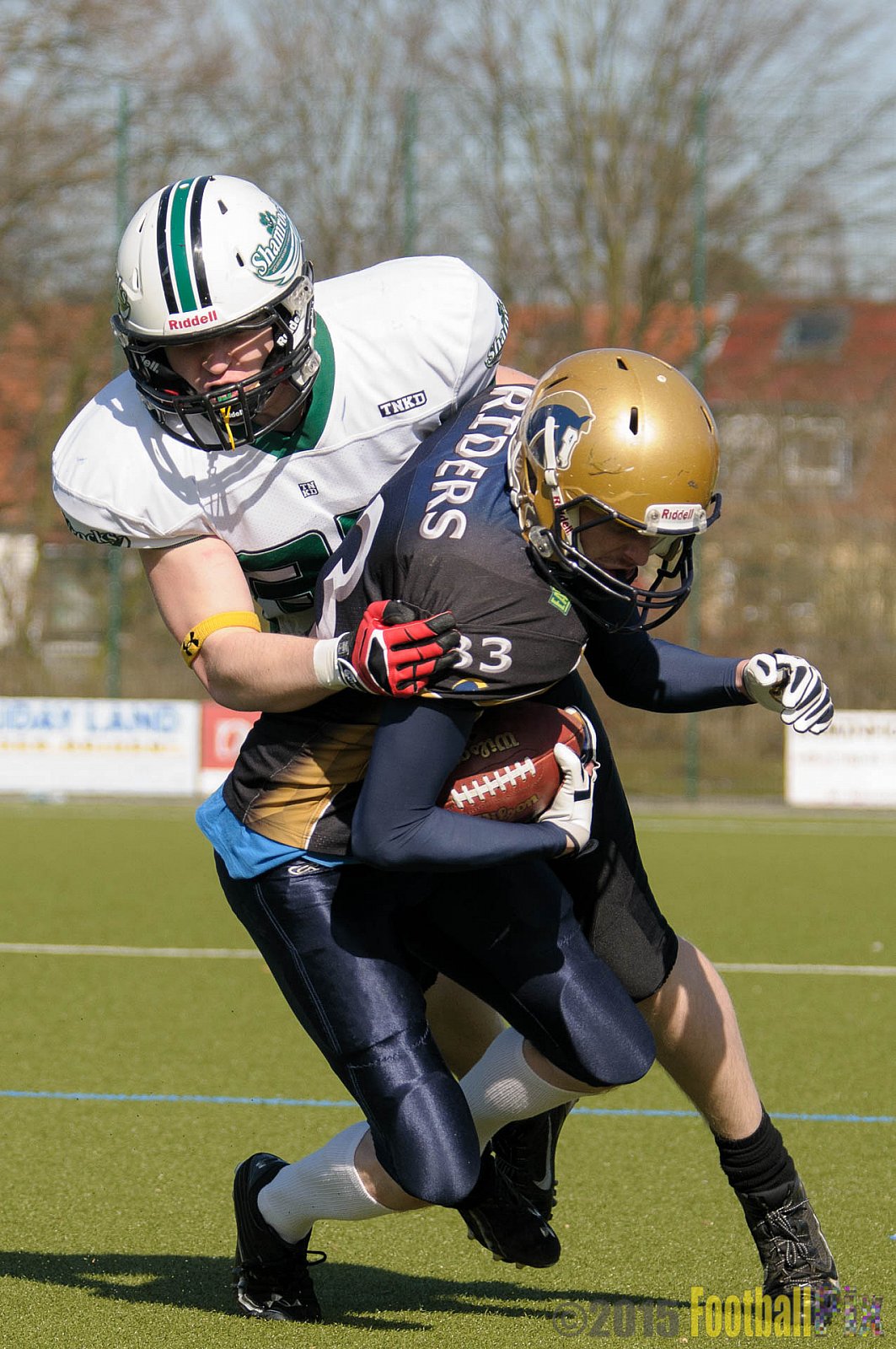 Gelsenkirchen Devils vs. Mönchengladbach Wolfpack  - 08.03.2015 Scrimmage: Schiefbahn Riders, Mülheim Shamrocks