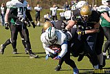Gelsenkirchen Devils vs. M&ouml;nchengladbach Wolfpack  - 08.03.2015 Scrimmage: Schiefbahn Riders, M&uuml;lheim Shamrocks