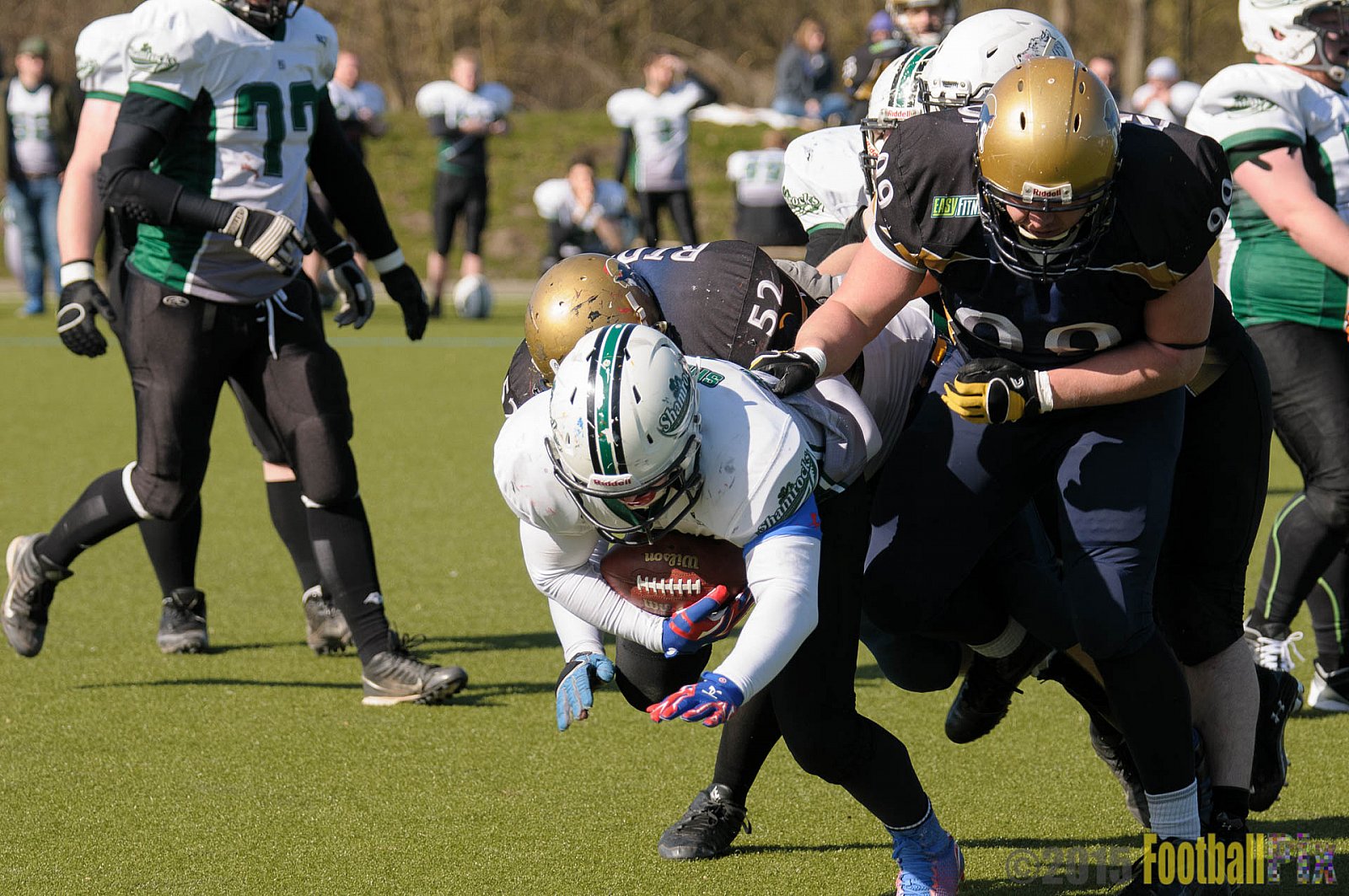 Gelsenkirchen Devils vs. Mönchengladbach Wolfpack  - 08.03.2015 Scrimmage: Schiefbahn Riders, Mülheim Shamrocks