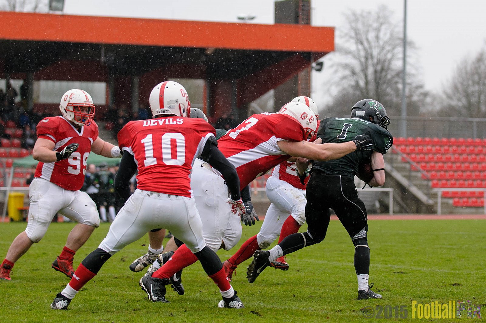 Preseason Game Rheine Raptors vs. Gelsenkirchen Devils    - 29.03.2015 Off-Season Game: Rheine Raptors vs. Gelsenkirchen Devils (9:0)