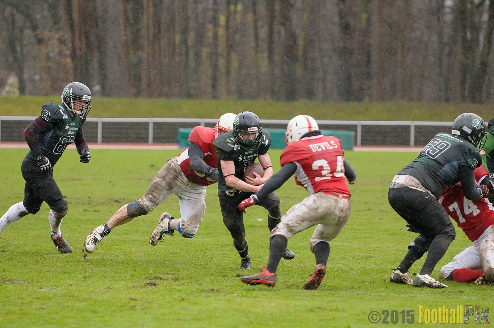 Preseason Game Rheine Raptors vs. Gelsenkirchen Devils    - 29.03.2015 Off-Season Game: Rheine Raptors vs. Gelsenkirchen Devils (9:0)