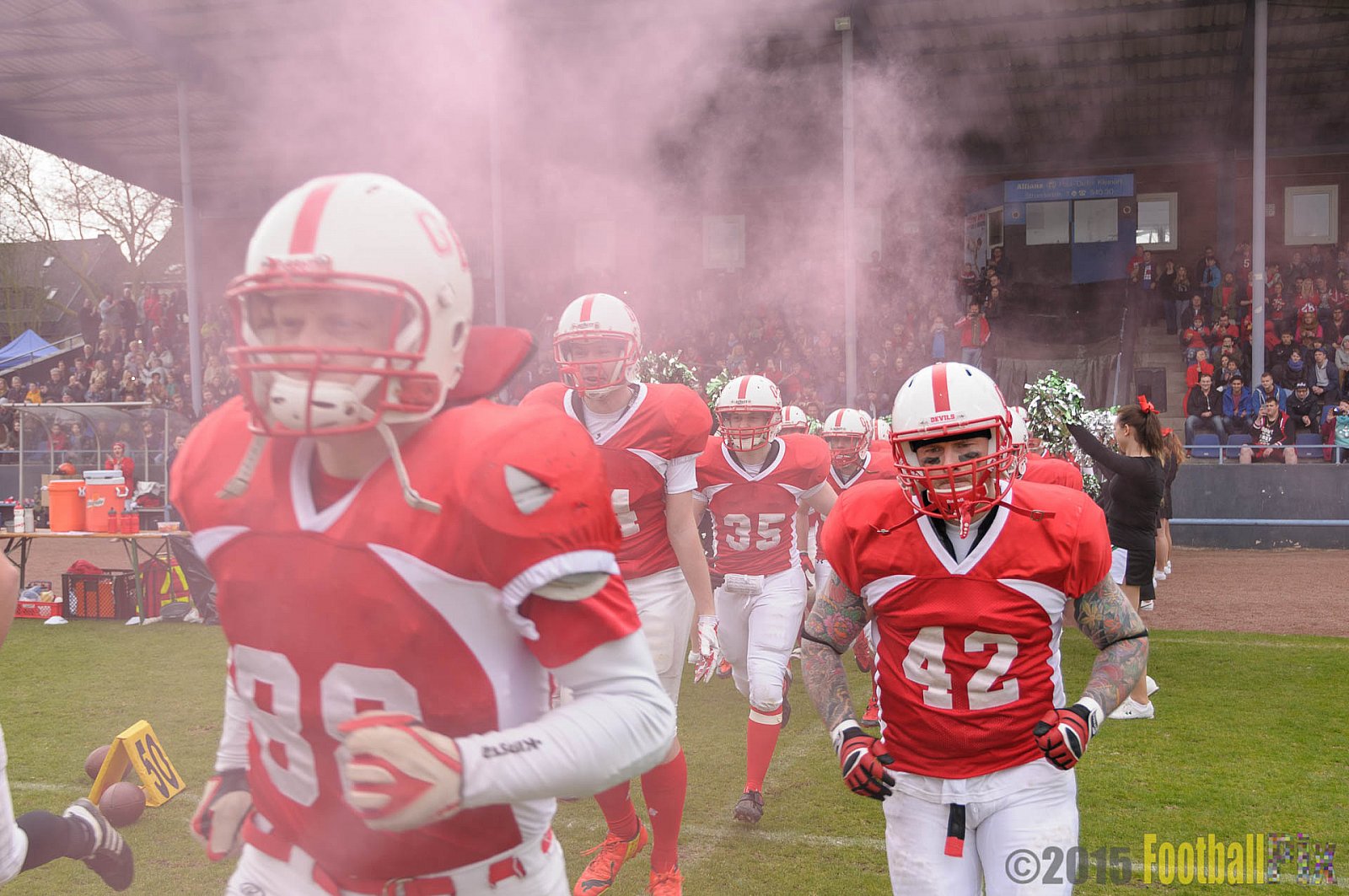 Preseason Game Gelsenkirchen Devils vs. Mainz Golden Eagles - 11.04.2015 Off-Season Game: Gelsenkirchen Devils vs. Mainz Golden Eagles (31:0)