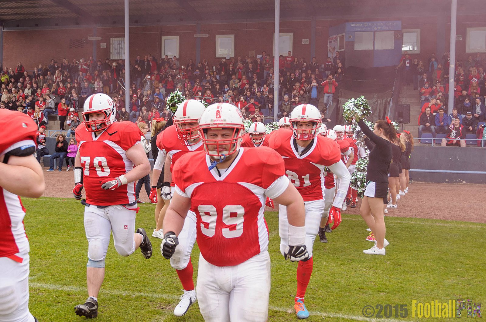 Preseason Game Gelsenkirchen Devils vs. Mainz Golden Eagles - 11.04.2015 Off-Season Game: Gelsenkirchen Devils vs. Mainz Golden Eagles (31:0)