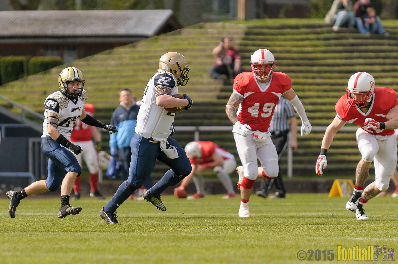 Preseason Game Gelsenkirchen Devils vs. Mainz Golden Eagles - 11.04.2015 Off-Season Game: Gelsenkirchen Devils vs. Mainz Golden Eagles (31:0)