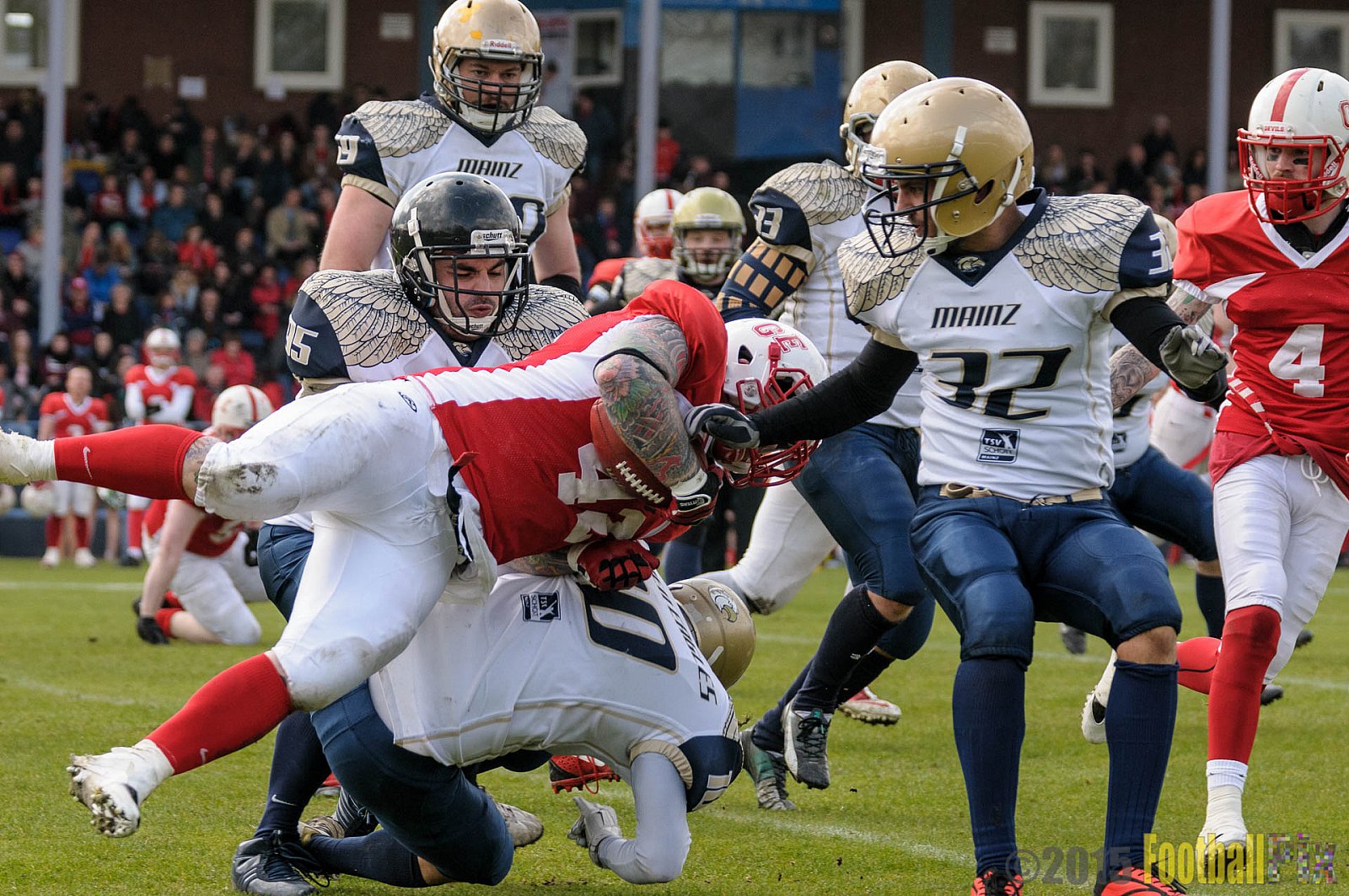 Preseason Game Gelsenkirchen Devils vs. Mainz Golden Eagles - 11.04.2015 Off-Season Game: Gelsenkirchen Devils vs. Mainz Golden Eagles (31:0)