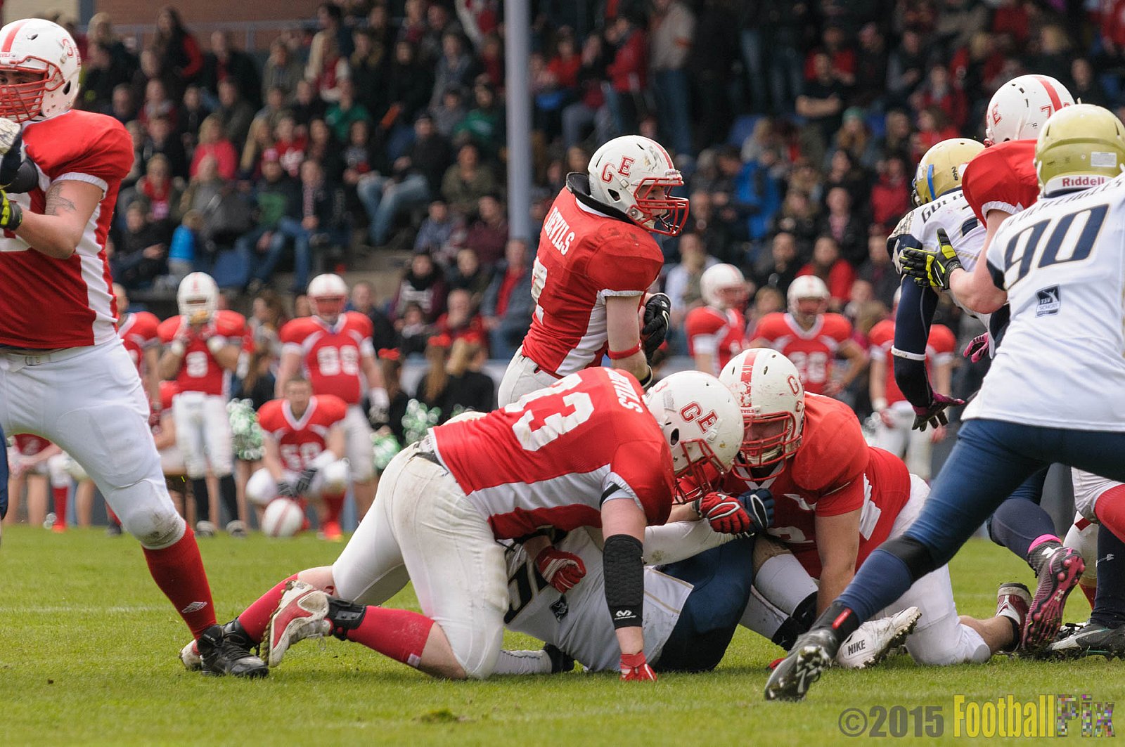 Preseason Game Gelsenkirchen Devils vs. Mainz Golden Eagles - 11.04.2015 Off-Season Game: Gelsenkirchen Devils vs. Mainz Golden Eagles (31:0)