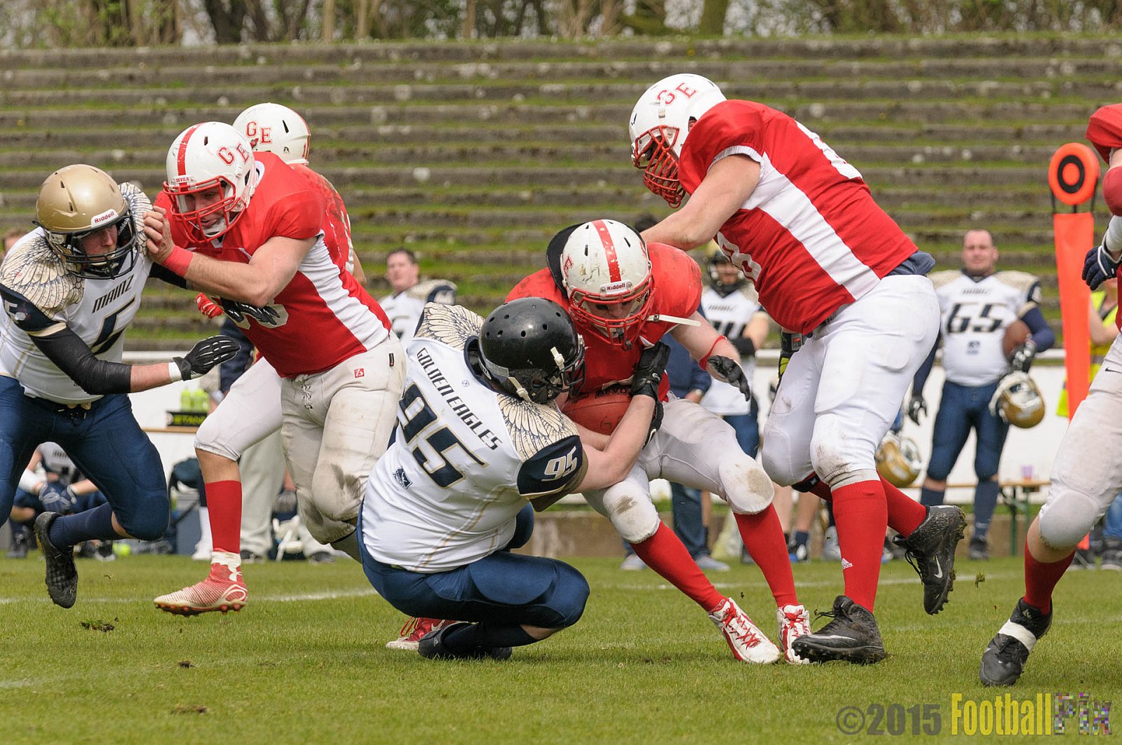 Preseason Game Gelsenkirchen Devils vs. Mainz Golden Eagles - 11.04.2015 Off-Season Game: Gelsenkirchen Devils vs. Mainz Golden Eagles (31:0)