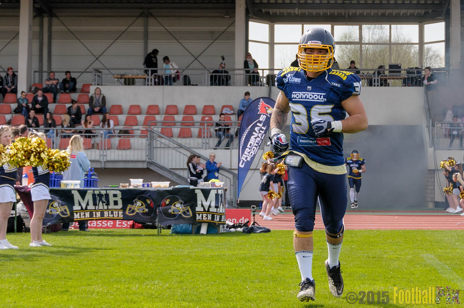 Essen Assindia Cardinals vs. Bonn Gamecocks - 12.04.2015 Preseason Game Essen Assindia Cardinals vs. Bonn Gamecocks (14:12)