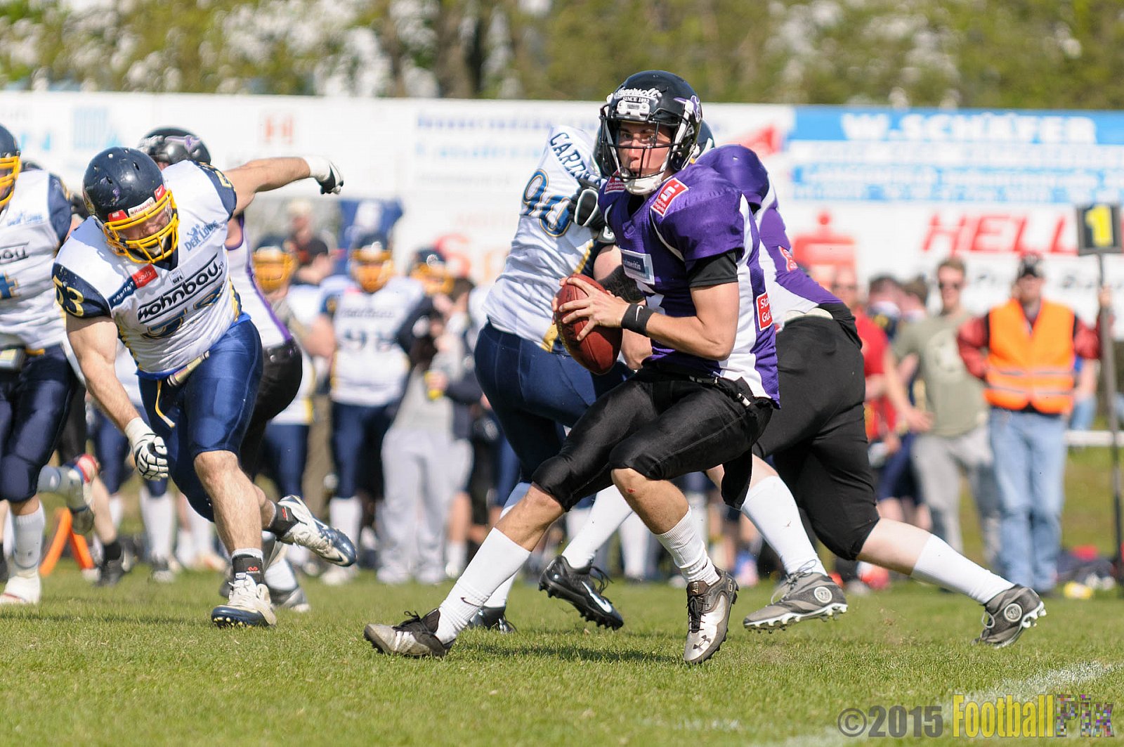 Langenfeld Longhorns vs. Essen Assindia Cardinals - 19.04.2015 RL NRW: Langenfeld Longhorns vs. Essen Assindia Cardinals (19:24)