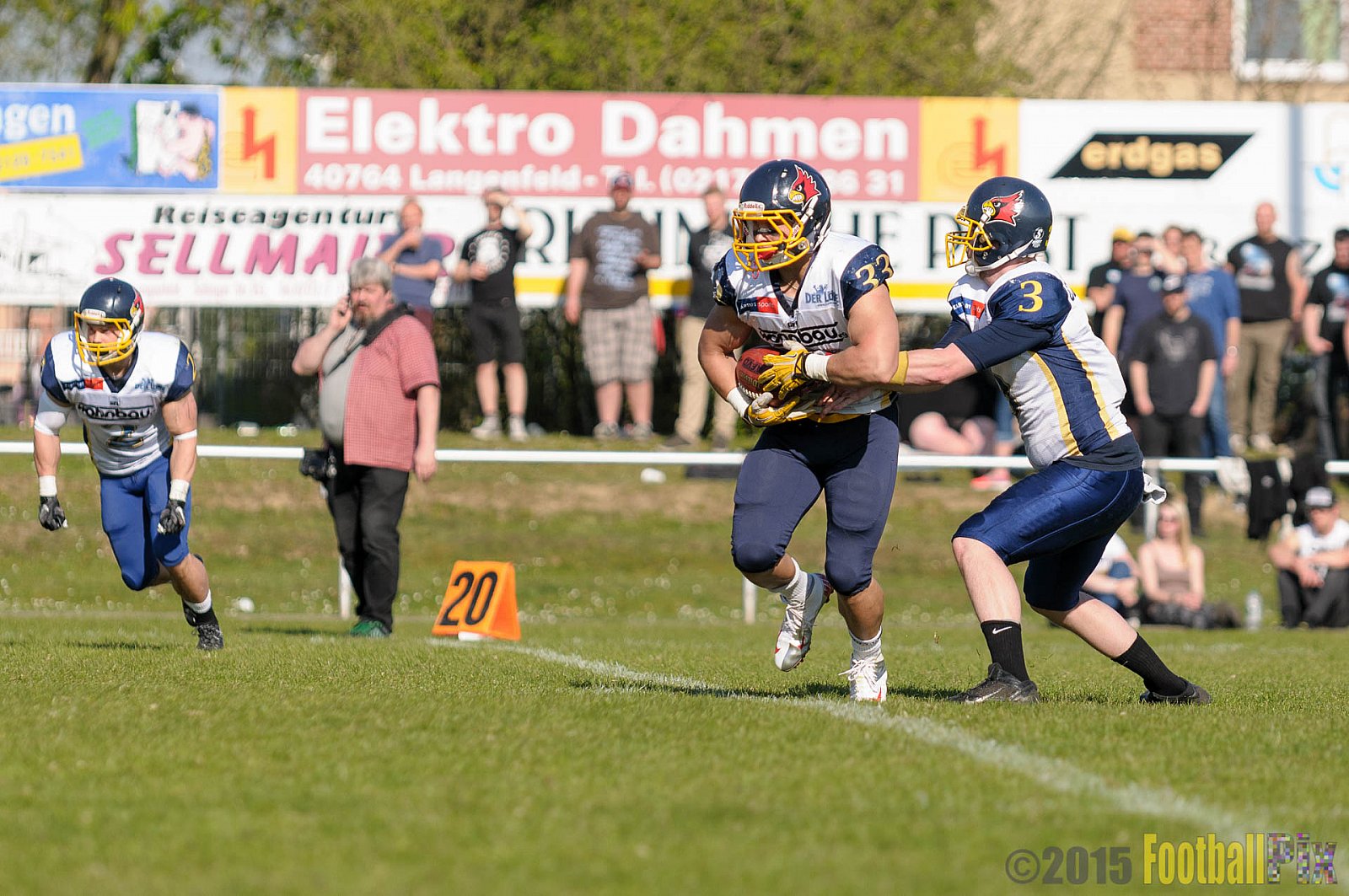Langenfeld Longhorns vs. Essen Assindia Cardinals - 19.04.2015 RL NRW: Langenfeld Longhorns vs. Essen Assindia Cardinals (19:24)