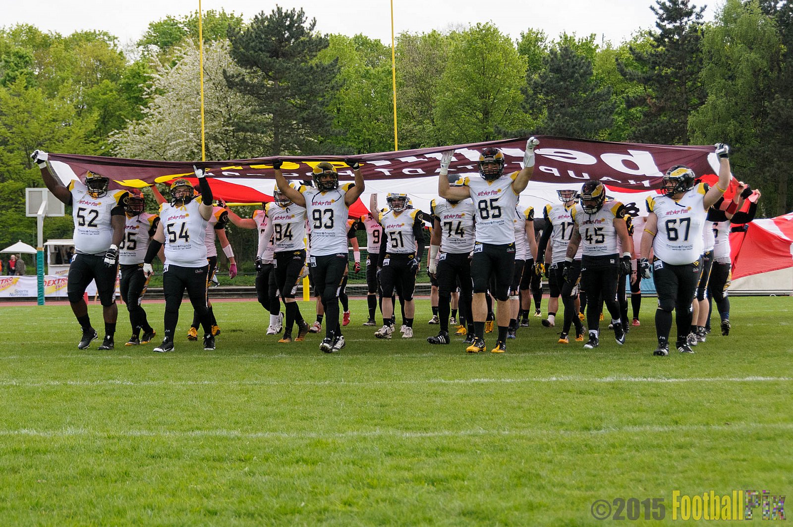Düsseldorf Panther vs. Berlin Adler - 25.04.2015 GFL Nord: Düsseldorf Panther vs. Berlin Adler (30:0)