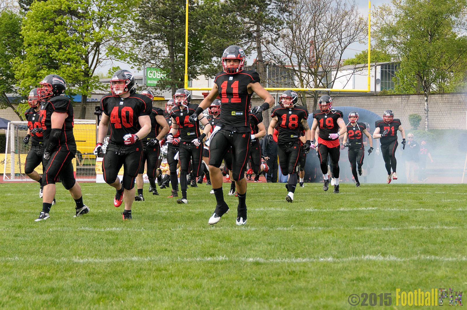 Düsseldorf Panther vs. Berlin Adler - 25.04.2015 GFL Nord: Düsseldorf Panther vs. Berlin Adler (30:0)