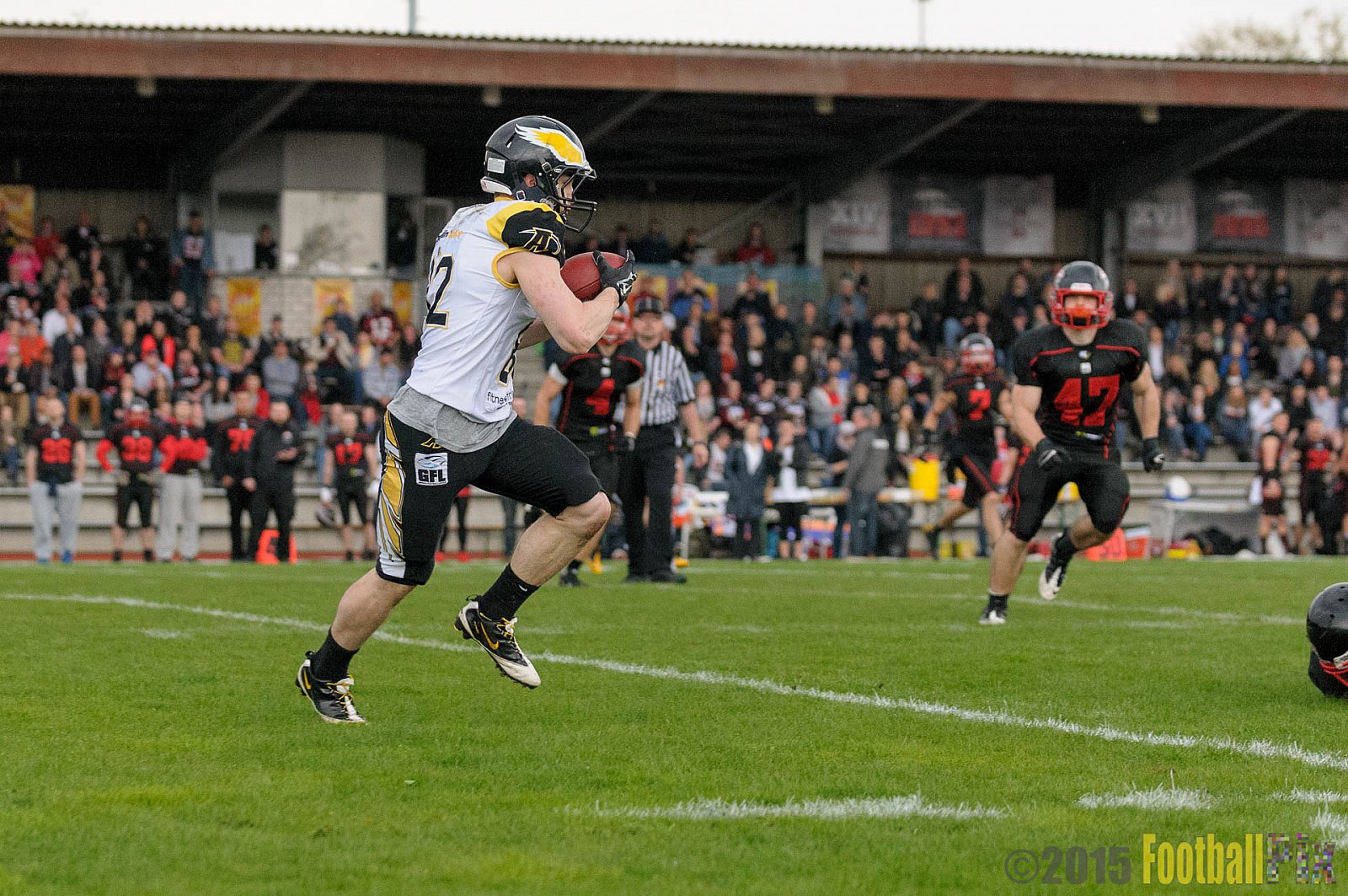 Düsseldorf Panther vs. Berlin Adler - 25.04.2015 GFL Nord: Düsseldorf Panther vs. Berlin Adler (30:0)
