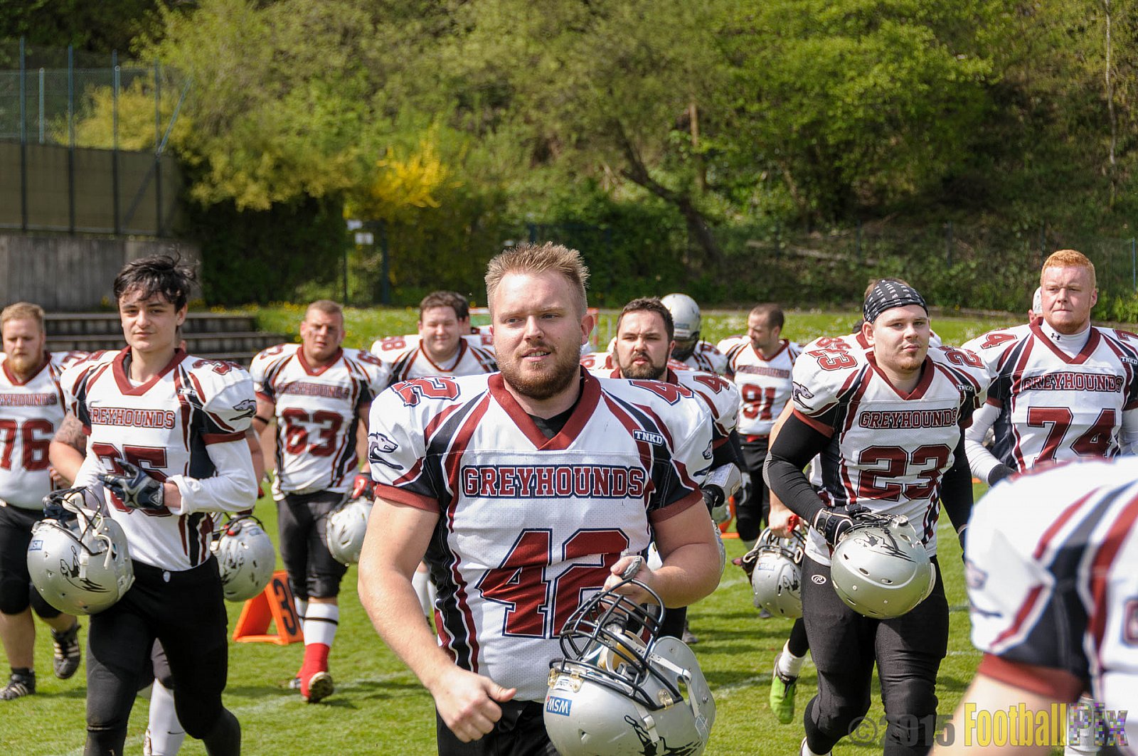 Wuppertal Greyhounds vs. Wipperfürth Phoenix - 01.05.2015 LL West NRW: Wuppertal Greyhounds vs. Wipperfürth Phoenix (72:6)