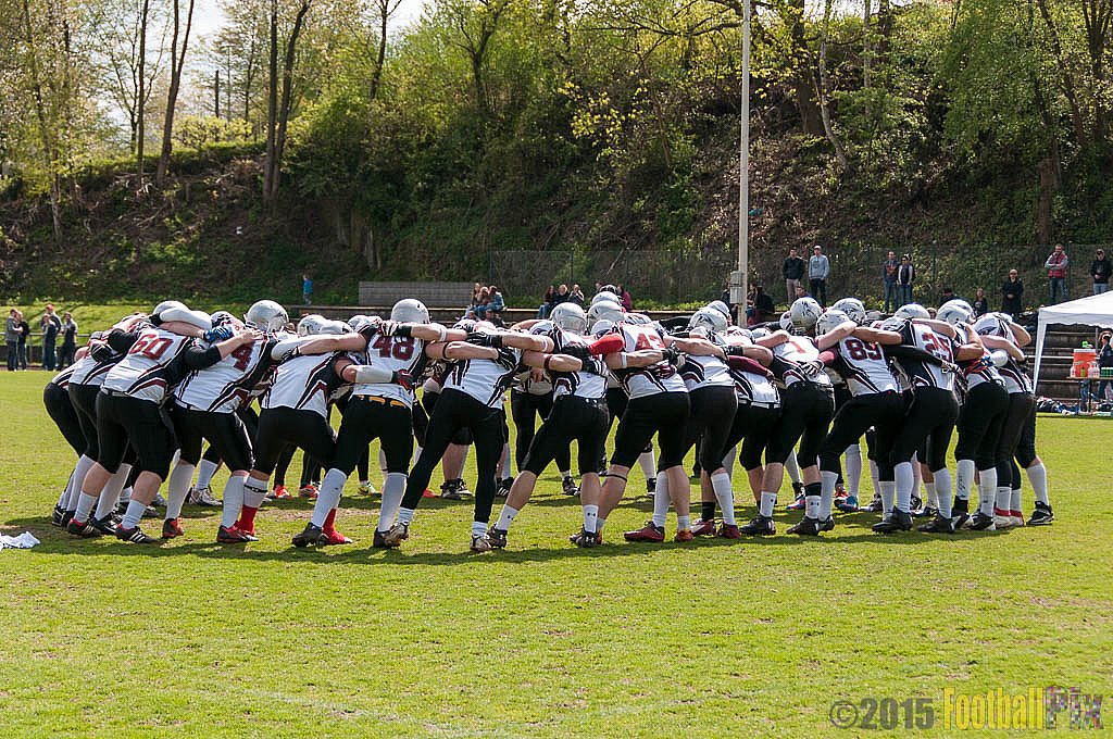 Wuppertal Greyhounds vs. Wipperfürth Phoenix - 01.05.2015 LL West NRW: Wuppertal Greyhounds vs. Wipperfürth Phoenix (72:6)