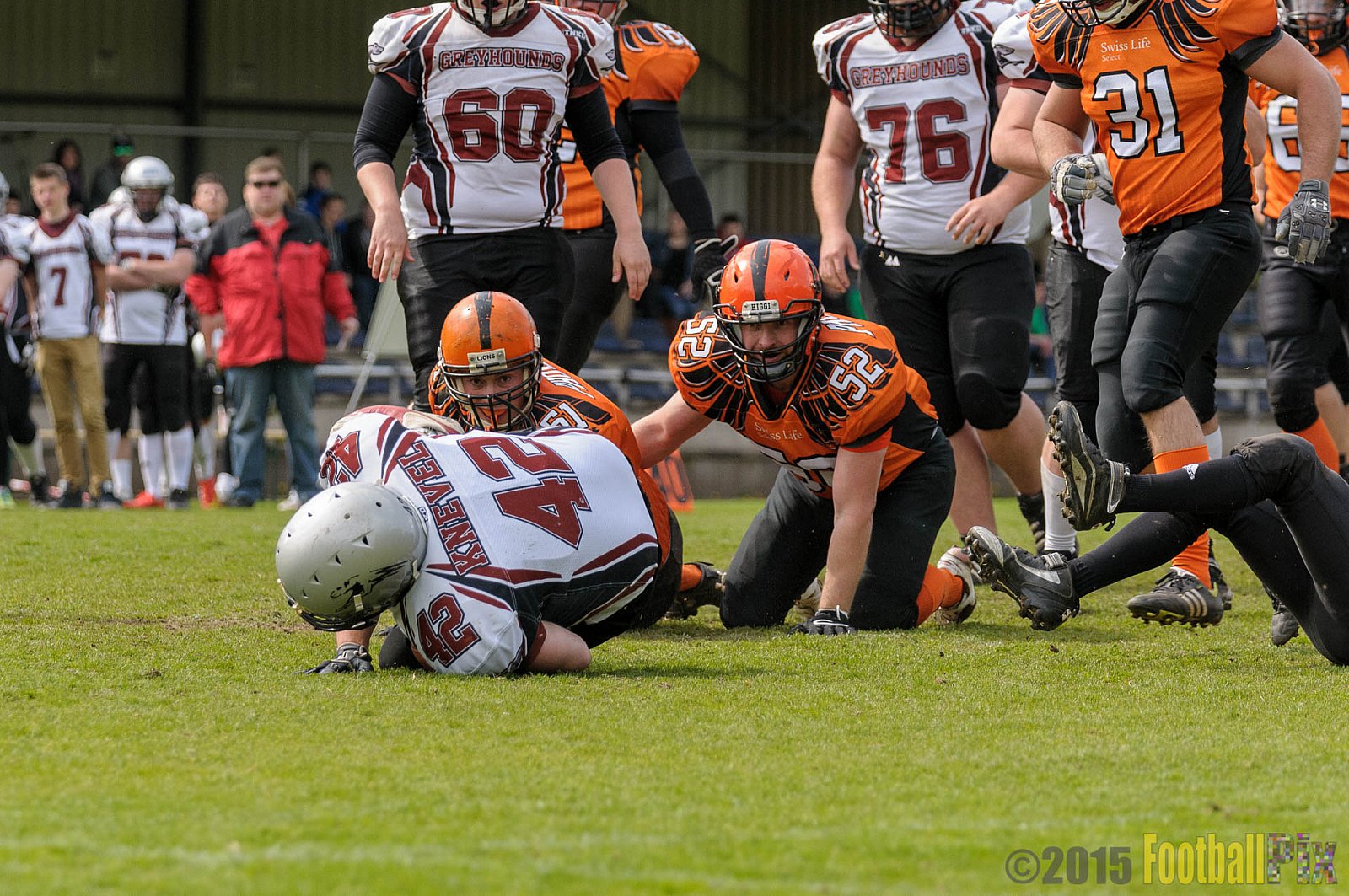 Wuppertal Greyhounds vs. Wipperfürth Phoenix - 01.05.2015 LL West NRW: Wuppertal Greyhounds vs. Wipperfürth Phoenix (72:6)