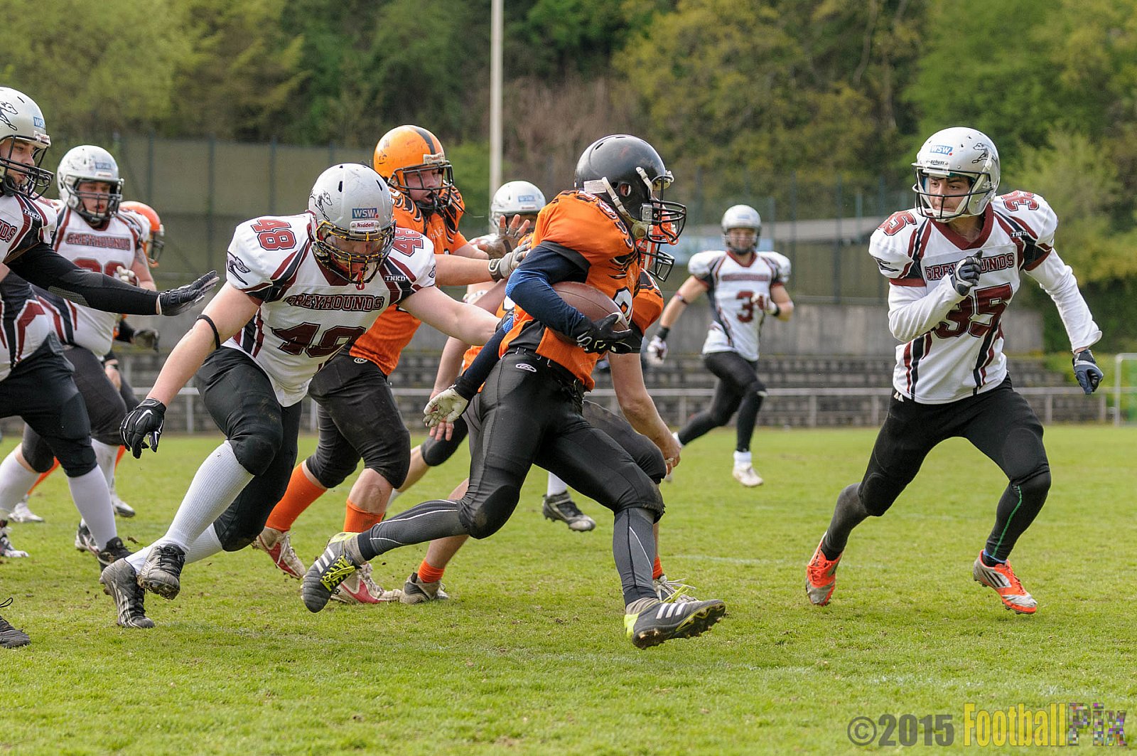 Wuppertal Greyhounds vs. Wipperfürth Phoenix - 01.05.2015 LL West NRW: Wuppertal Greyhounds vs. Wipperfürth Phoenix (72:6)