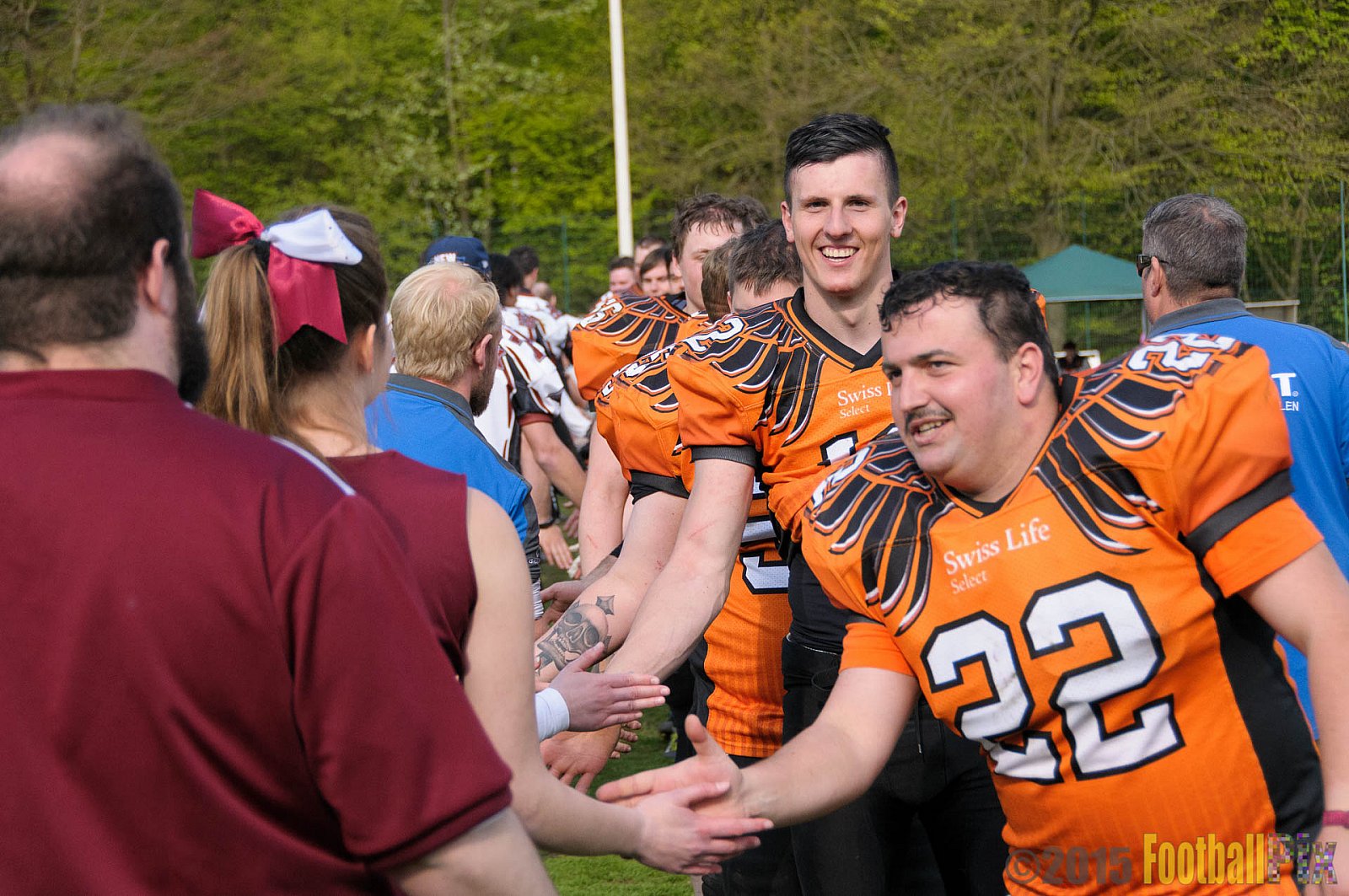 Wuppertal Greyhounds vs. Wipperfürth Phoenix - 01.05.2015 LL West NRW: Wuppertal Greyhounds vs. Wipperfürth Phoenix (72:6)