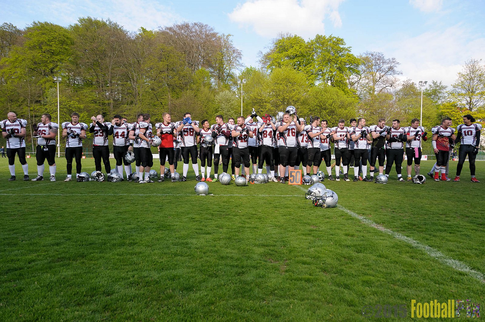 Wuppertal Greyhounds vs. Wipperfürth Phoenix - 01.05.2015 LL West NRW: Wuppertal Greyhounds vs. Wipperfürth Phoenix (72:6)