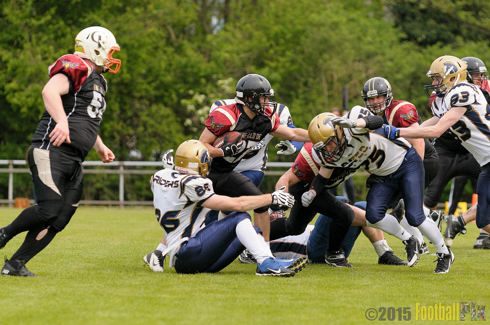 Schiefbahn Riders vs. Cologne Falcons II - 02.05.2015 OL NRW: Schiefbahn Riders vs. Cologne Falcons II (7:32)
