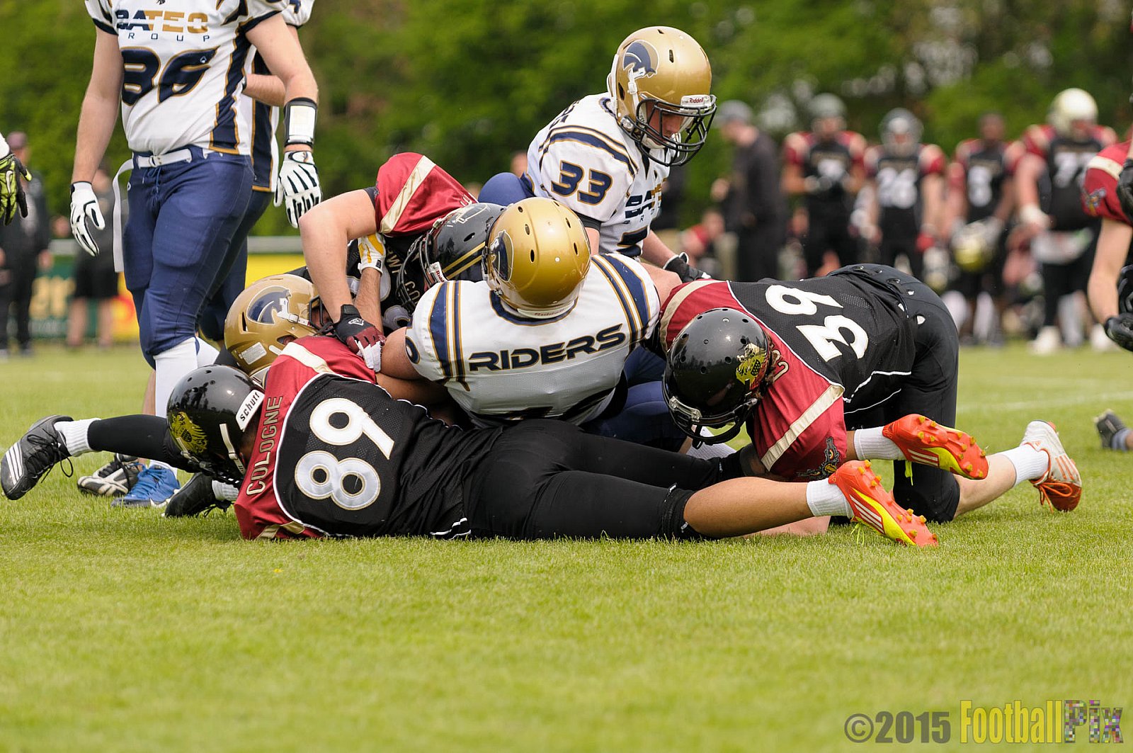 Schiefbahn Riders vs. Cologne Falcons II - 02.05.2015 OL NRW: Schiefbahn Riders vs. Cologne Falcons II (7:32)