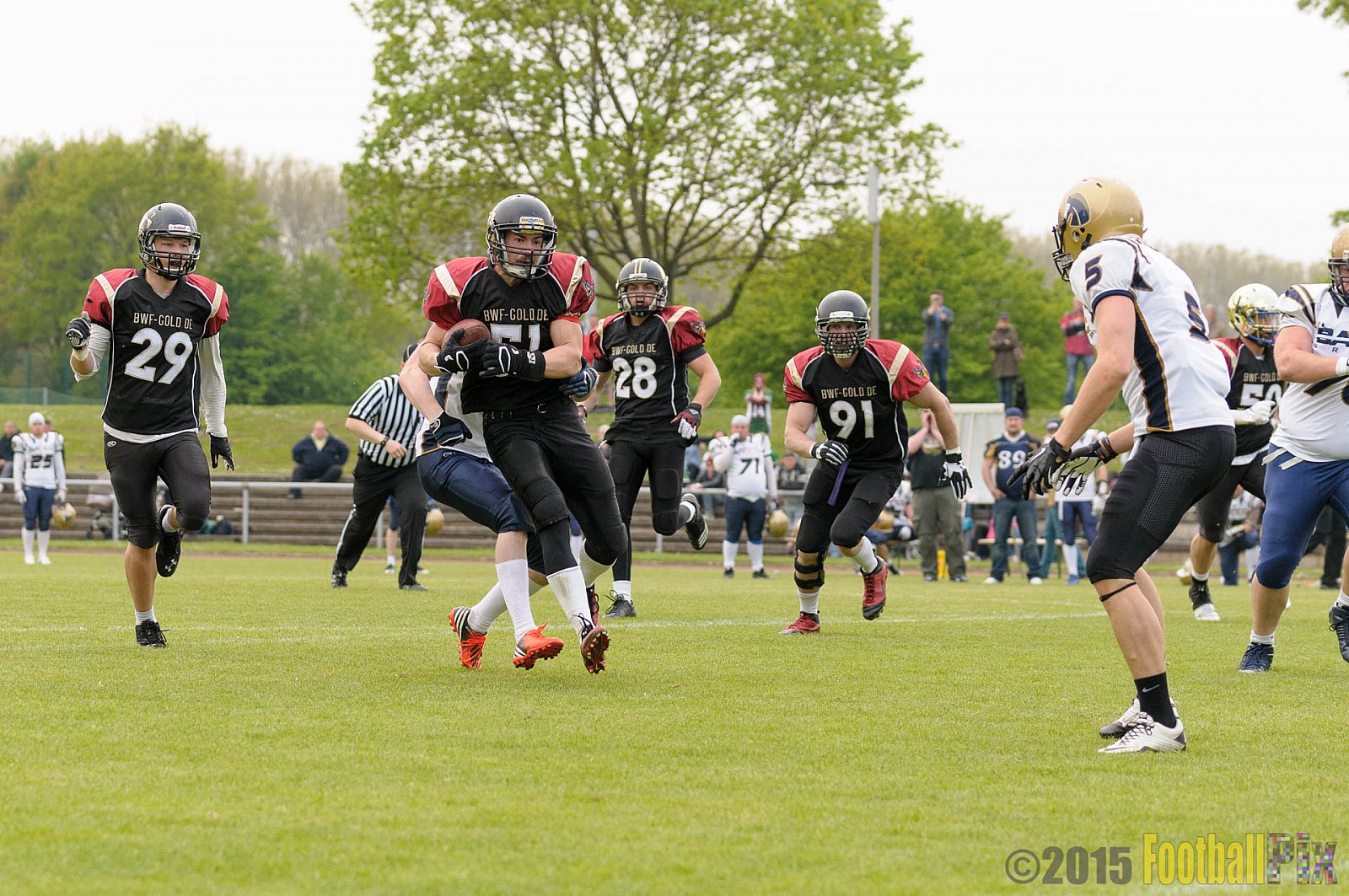 Schiefbahn Riders vs. Cologne Falcons II - 02.05.2015 OL NRW: Schiefbahn Riders vs. Cologne Falcons II (7:32)