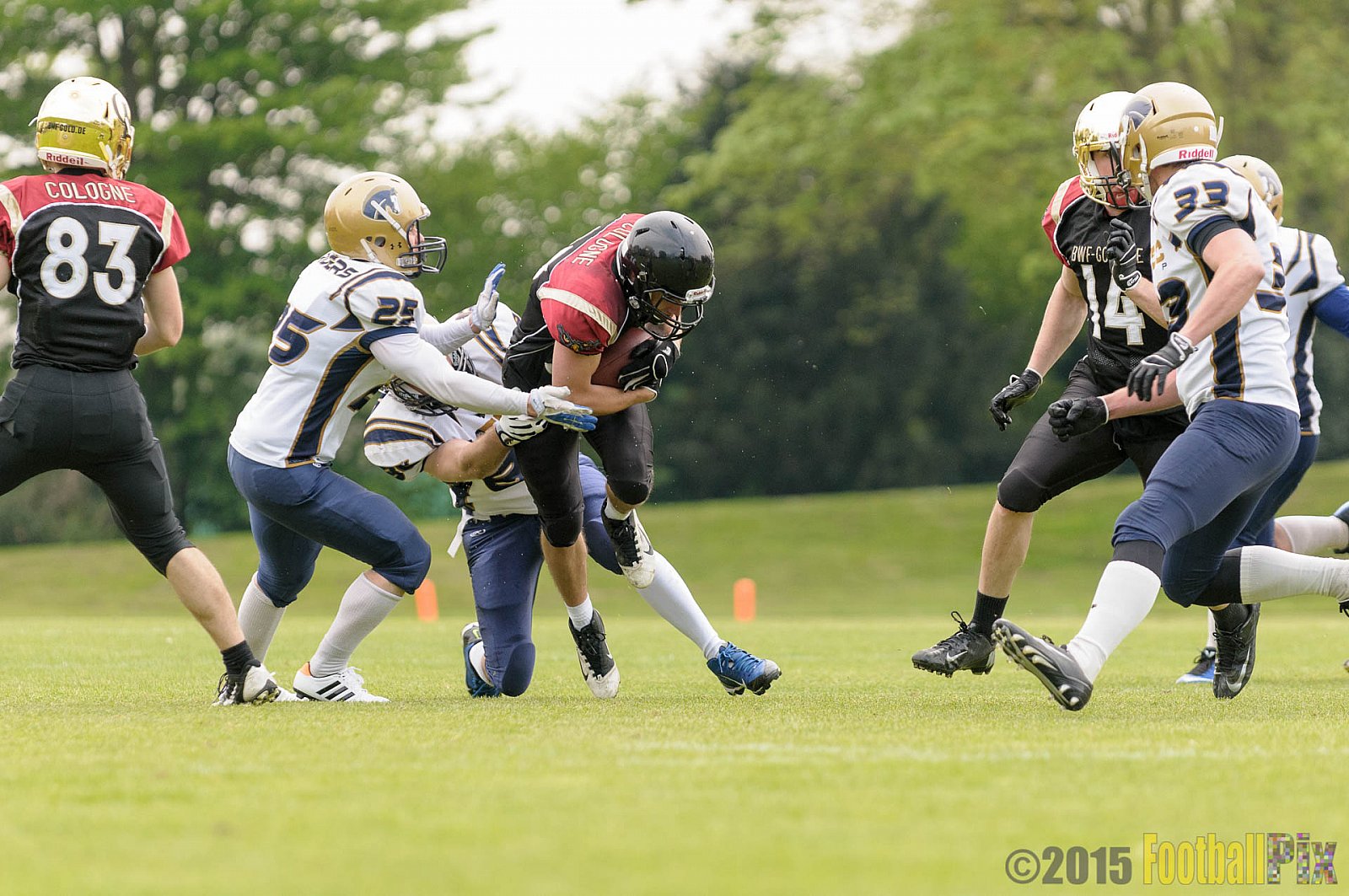 Schiefbahn Riders vs. Cologne Falcons II - 02.05.2015 OL NRW: Schiefbahn Riders vs. Cologne Falcons II (7:32)