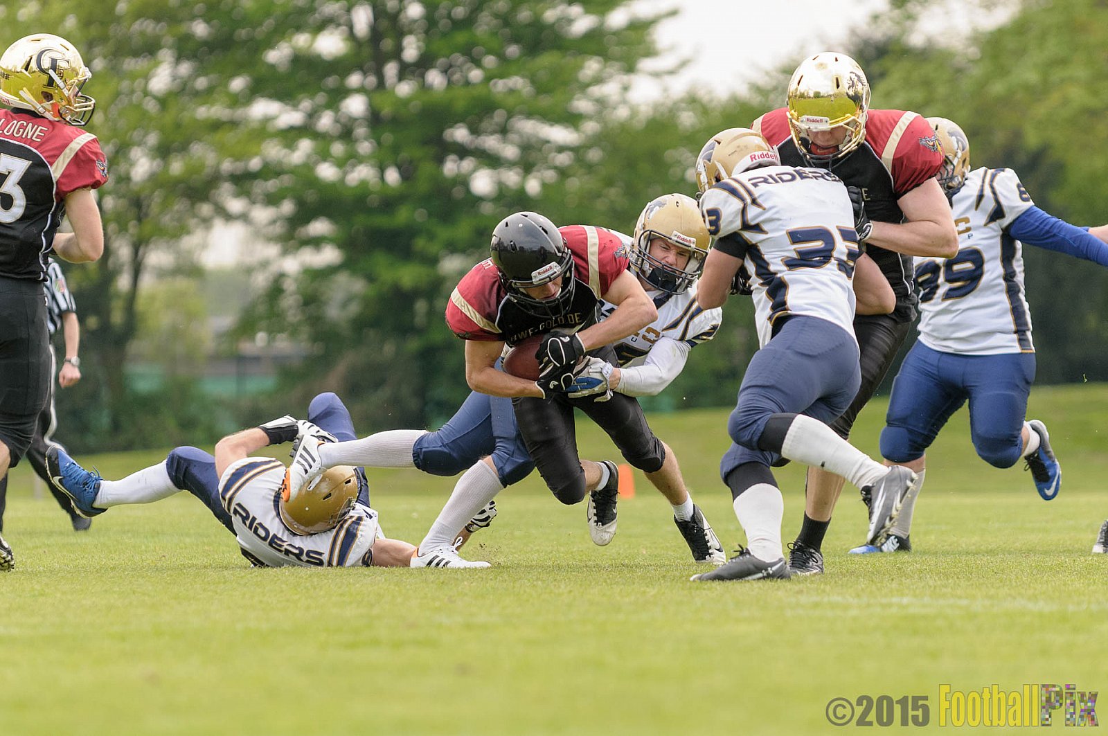 Schiefbahn Riders vs. Cologne Falcons II - 02.05.2015 OL NRW: Schiefbahn Riders vs. Cologne Falcons II (7:32)