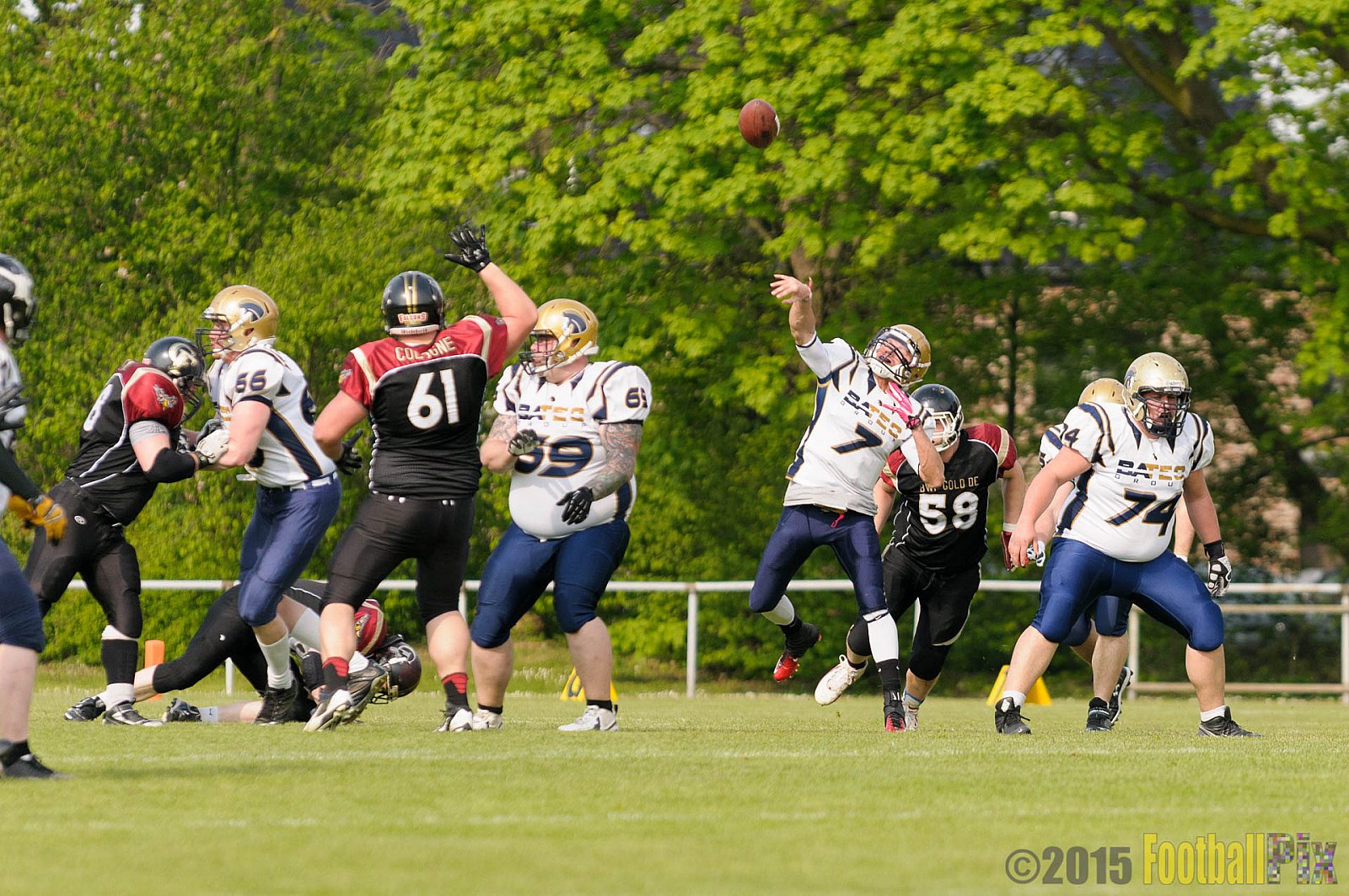 Schiefbahn Riders vs. Cologne Falcons II - 02.05.2015 OL NRW: Schiefbahn Riders vs. Cologne Falcons II (7:32)