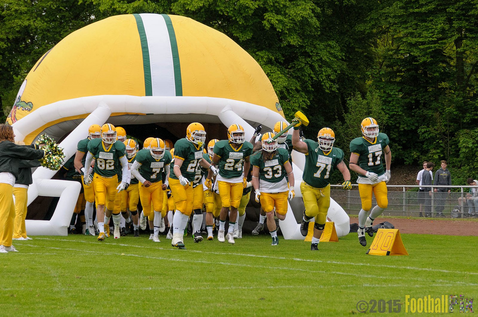 Cologne Crocodiles vs. Elmshorn Fighting Pirates - 03.05.2015 GFL2 Nord: Cologne Crocodiles vs. Elmshorn Fighting Pirates (52:7)