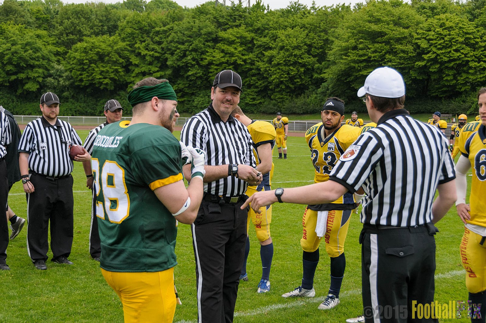 Cologne Crocodiles vs. Elmshorn Fighting Pirates - 03.05.2015 GFL2 Nord: Cologne Crocodiles vs. Elmshorn Fighting Pirates (52:7)