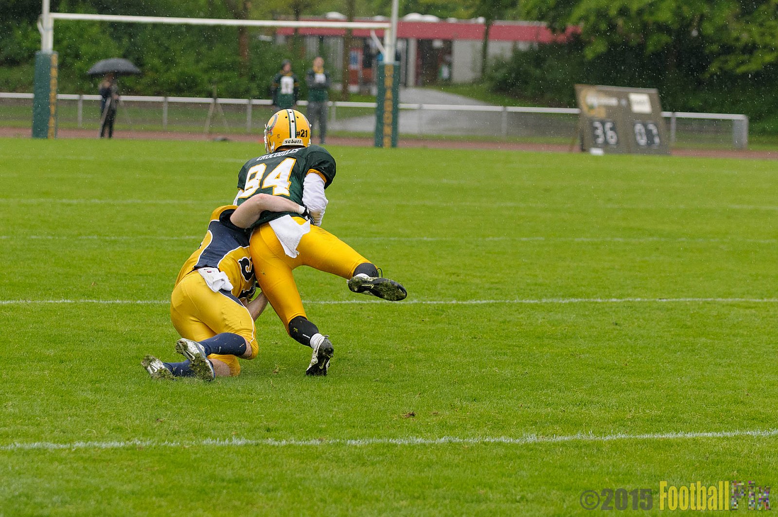 Cologne Crocodiles vs. Elmshorn Fighting Pirates - 03.05.2015 GFL2 Nord: Cologne Crocodiles vs. Elmshorn Fighting Pirates (52:7)