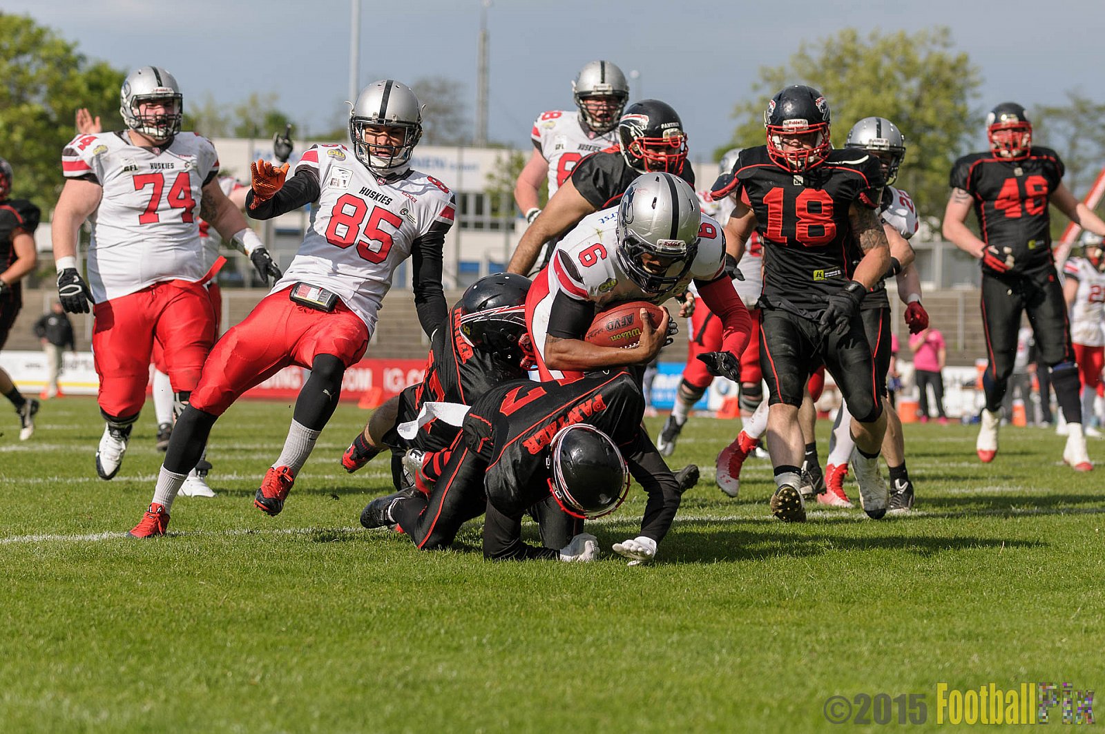 Düsseldorf Panther vs. Hamburg Huskies - 09.05.2015 GFL Nord: Düsseldorf Panther vs. Hamburg Huskies (10:27)