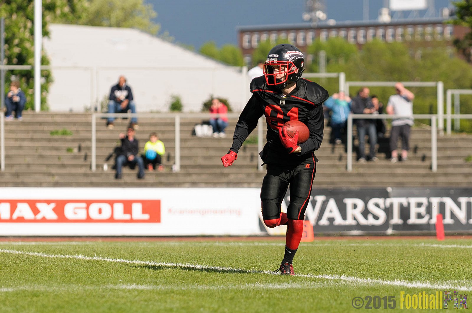 Düsseldorf Panther vs. Hamburg Huskies - 09.05.2015 GFL Nord: Düsseldorf Panther vs. Hamburg Huskies (10:27)