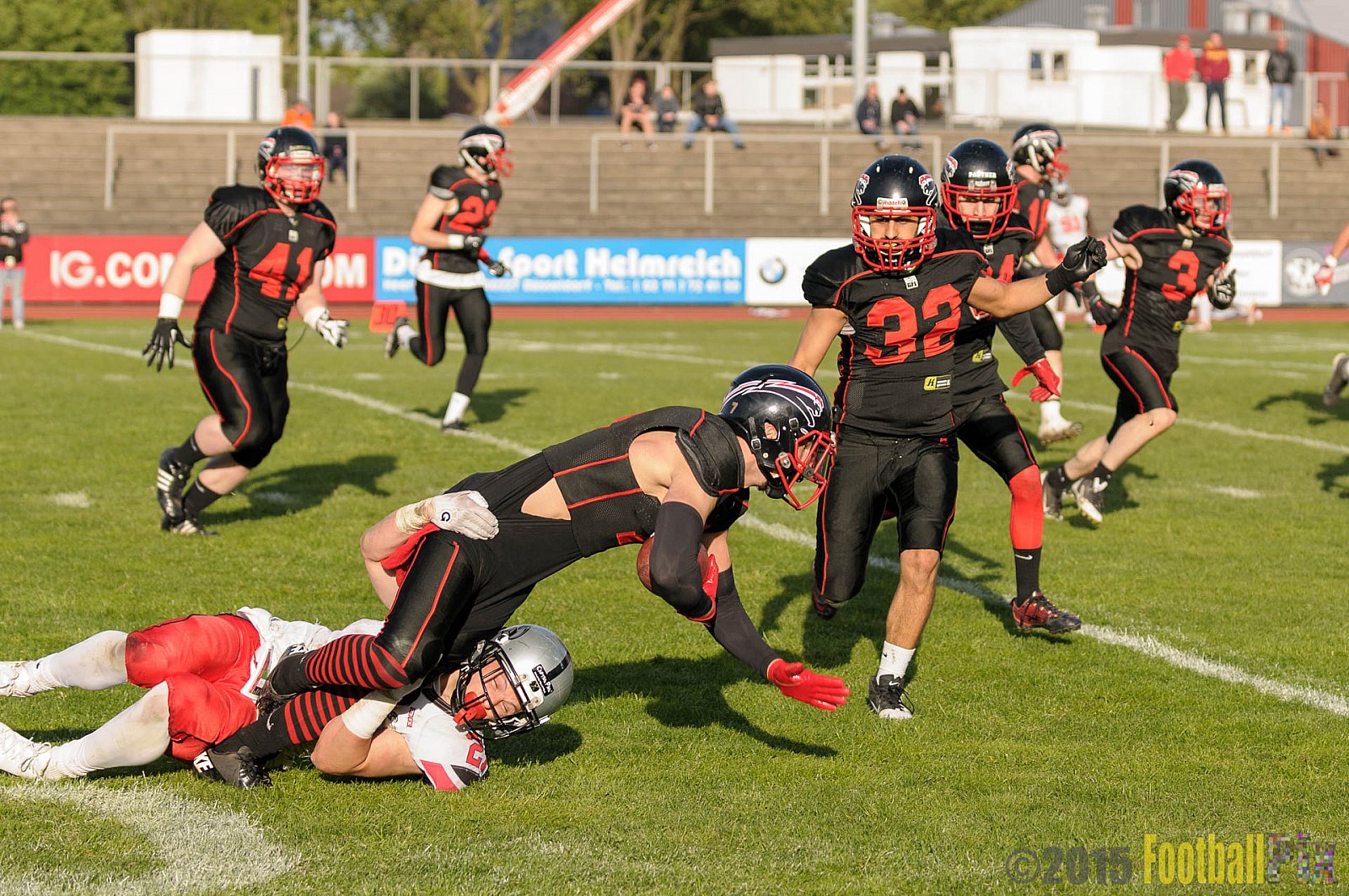 Düsseldorf Panther vs. Hamburg Huskies - 09.05.2015 GFL Nord: Düsseldorf Panther vs. Hamburg Huskies (10:27)