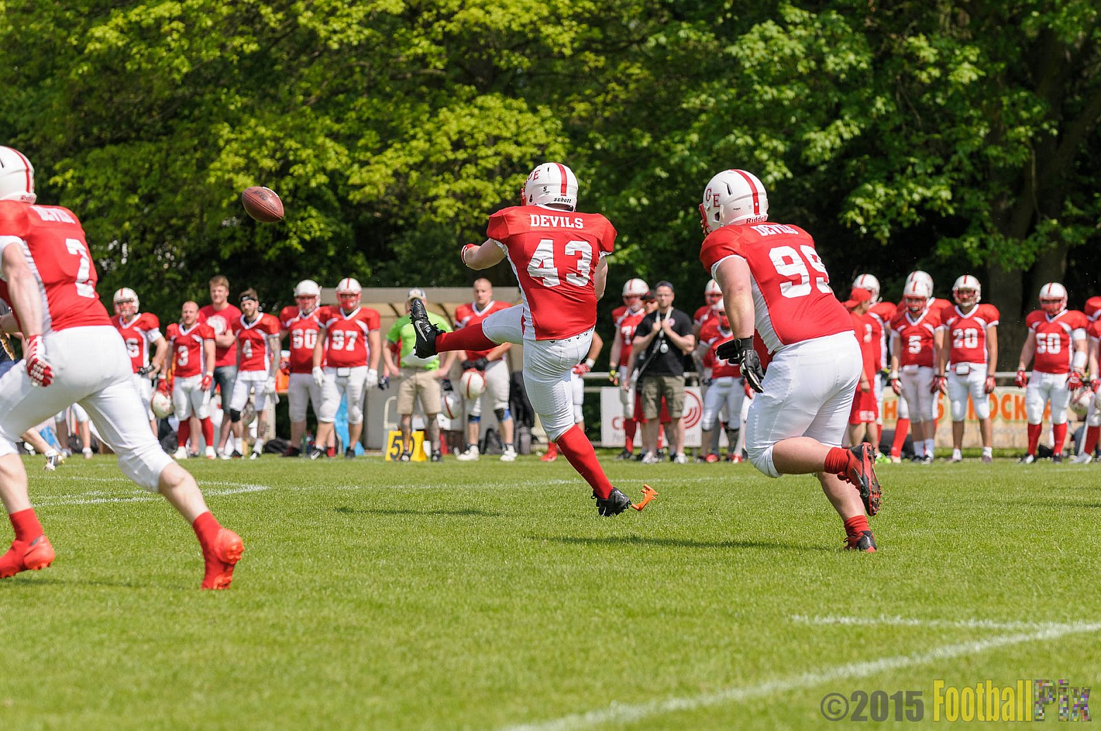 Schiefbahn Riders vs. Gelsenkirchen Devils - 10.05.2015 OL NRW: Schiefbahn Riders vs. Gelsenkirchen Devils (7:14)