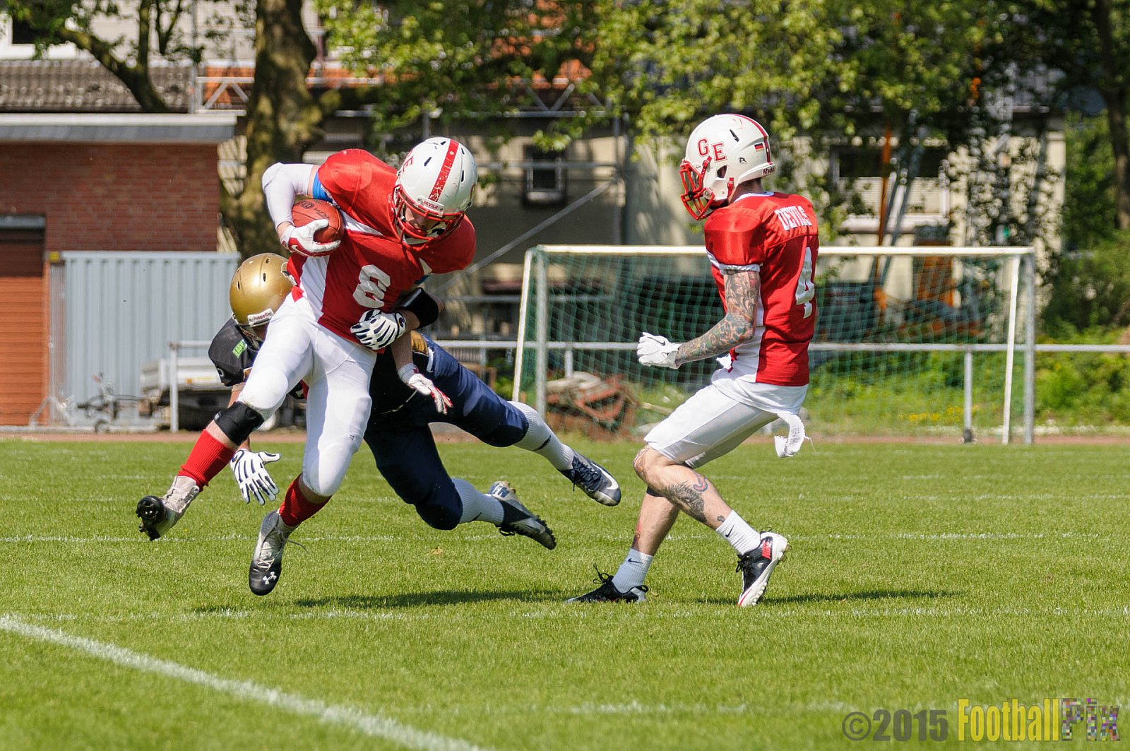 Schiefbahn Riders vs. Gelsenkirchen Devils - 10.05.2015 OL NRW: Schiefbahn Riders vs. Gelsenkirchen Devils (7:14)