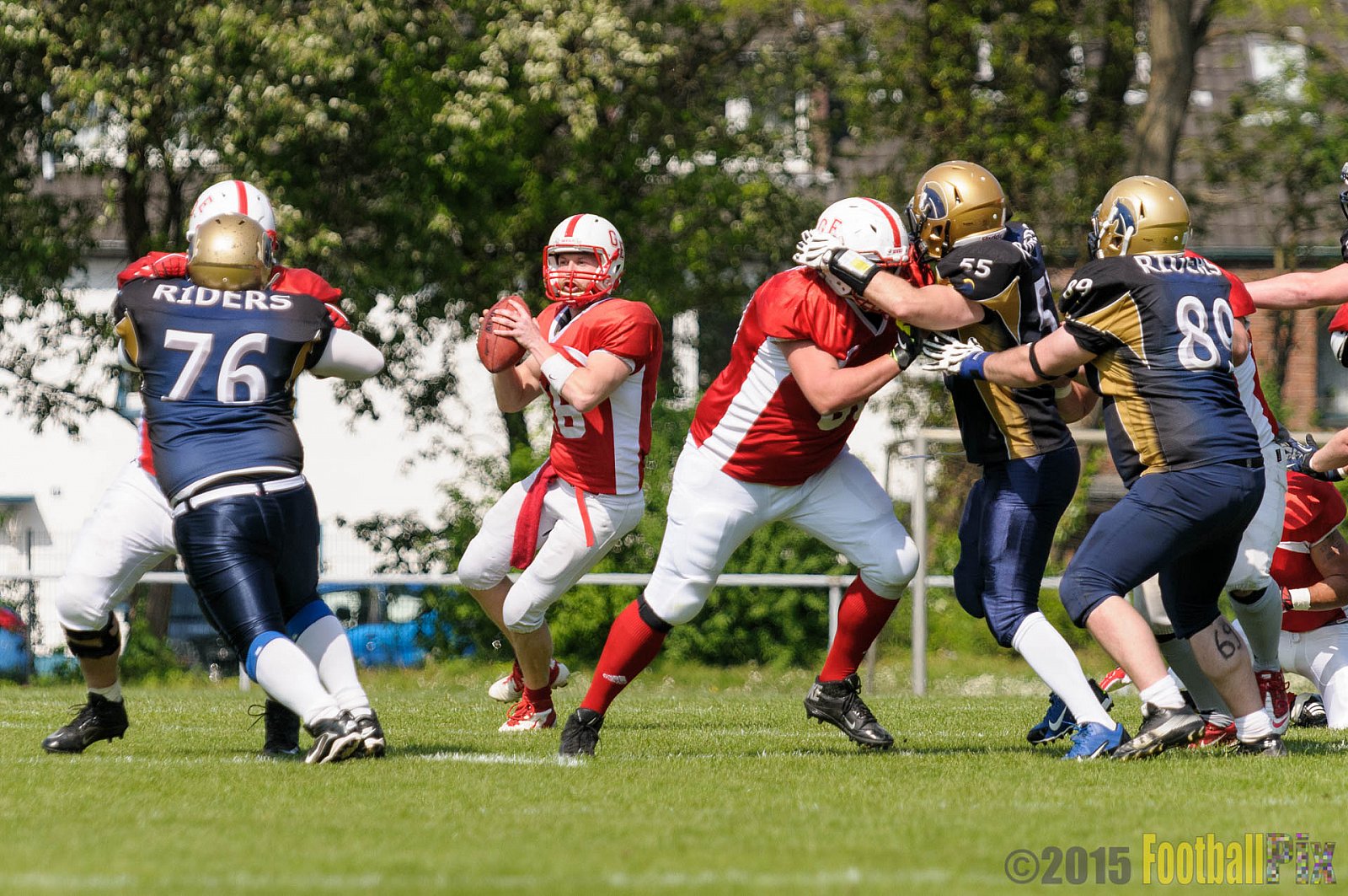 Schiefbahn Riders vs. Gelsenkirchen Devils - 10.05.2015 OL NRW: Schiefbahn Riders vs. Gelsenkirchen Devils (7:14)
