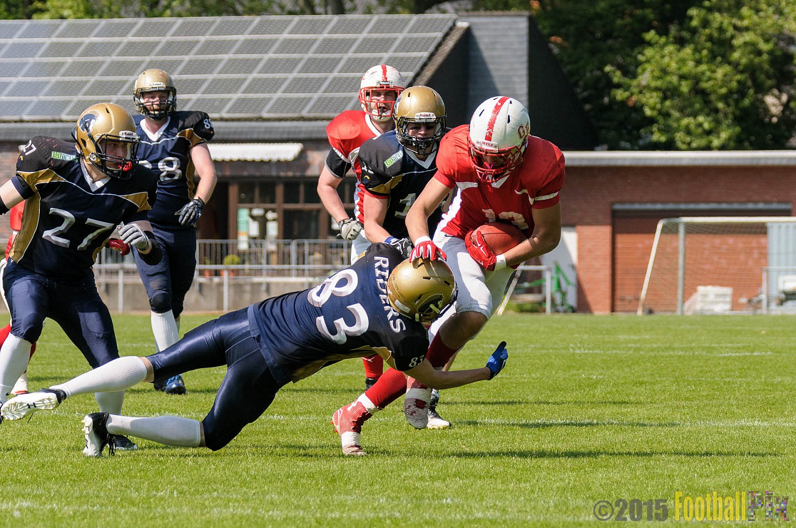 Schiefbahn Riders vs. Gelsenkirchen Devils - 10.05.2015 OL NRW: Schiefbahn Riders vs. Gelsenkirchen Devils (7:14)