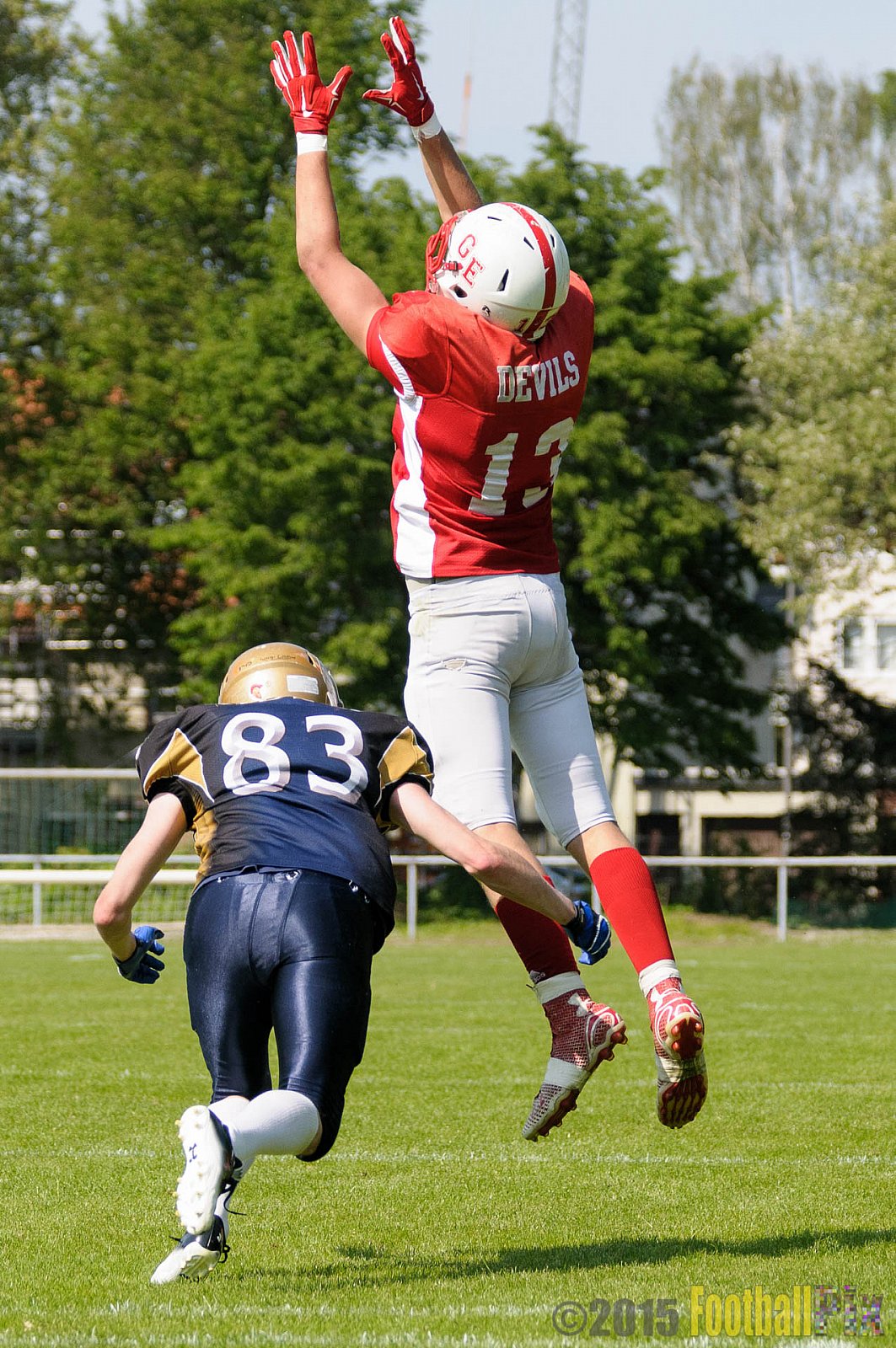 Schiefbahn Riders vs. Gelsenkirchen Devils - 10.05.2015 OL NRW: Schiefbahn Riders vs. Gelsenkirchen Devils (7:14)