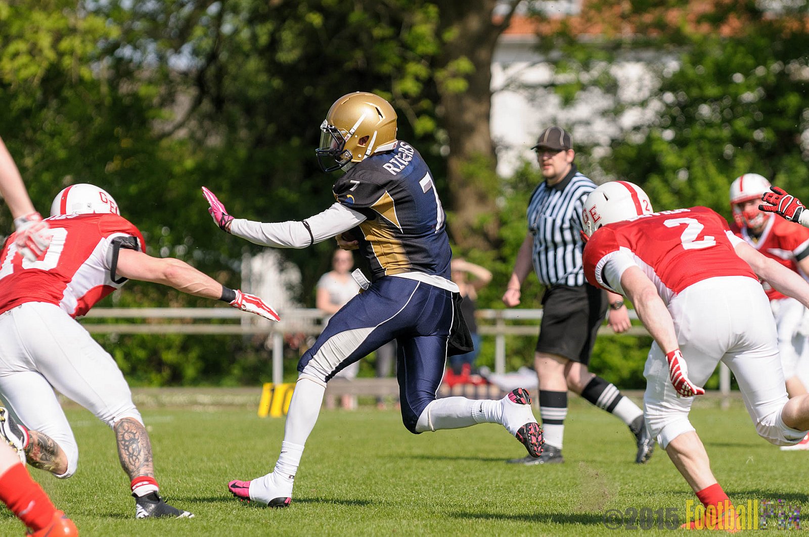 Schiefbahn Riders vs. Gelsenkirchen Devils - 10.05.2015 OL NRW: Schiefbahn Riders vs. Gelsenkirchen Devils (7:14)