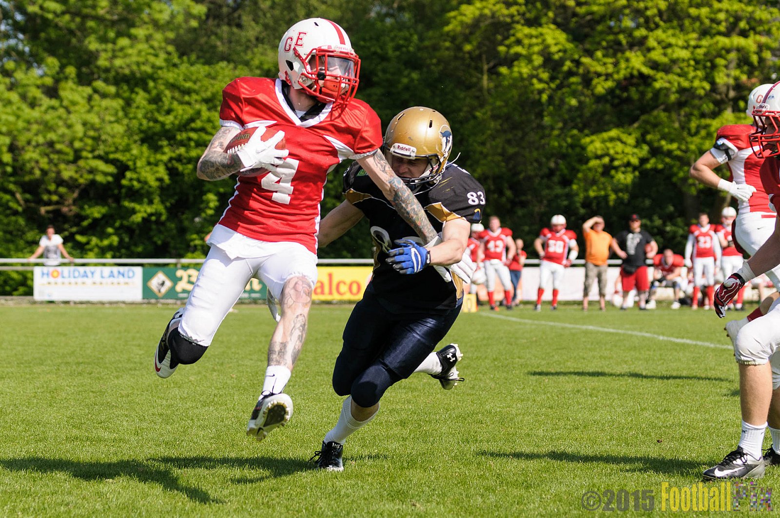 Schiefbahn Riders vs. Gelsenkirchen Devils - 10.05.2015 OL NRW: Schiefbahn Riders vs. Gelsenkirchen Devils (7:14)